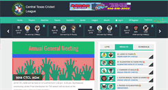Desktop Screenshot of centraltxcricket.org